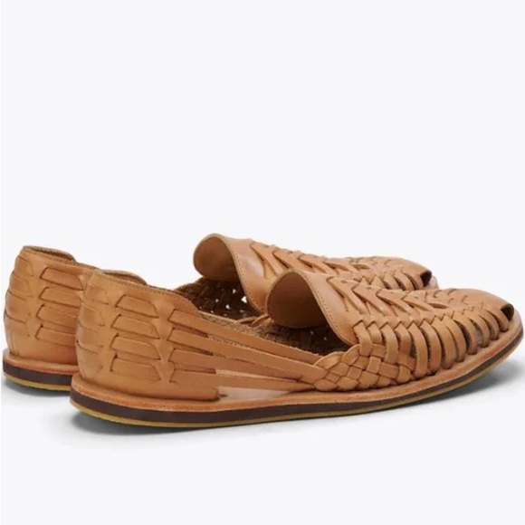 NISOLO Men's Huarache Sandal Woven Leather Brown (Almond) Size 13 - Picture 5 of 5